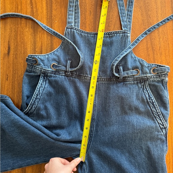 Free People Strappy Denim One Piece in Abyss Blue Size XS - Picture 7 of 11